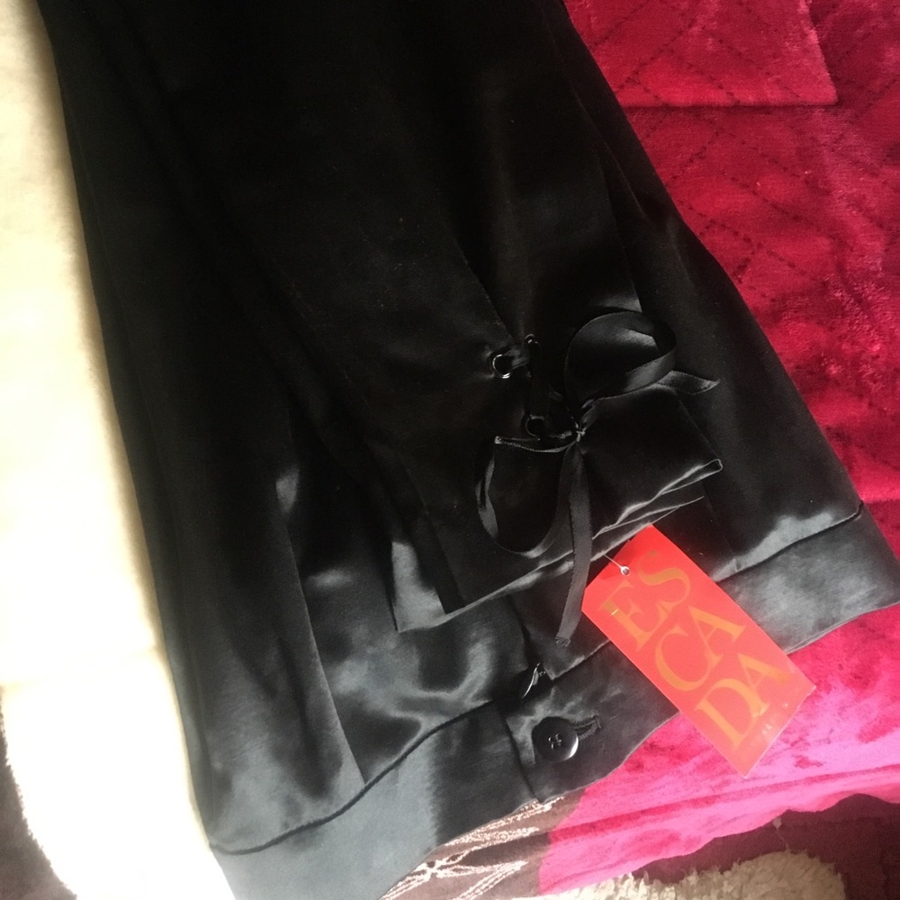 Escada Vintage silky hose pants black size 36 - Picture 5 of 9